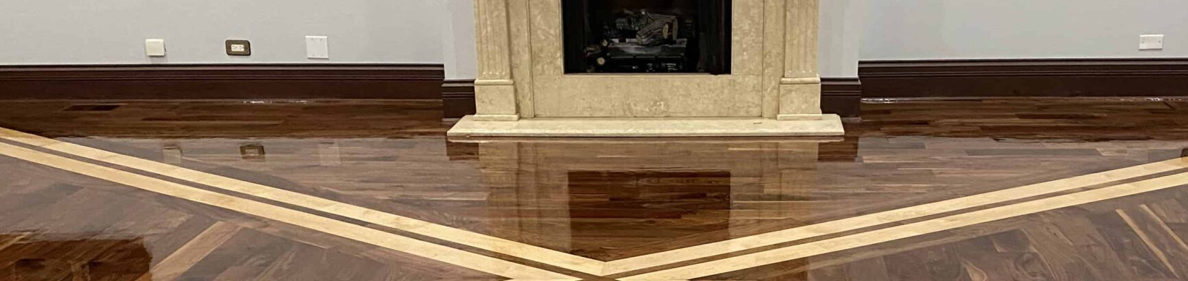 Beautiful hardwood floor detail